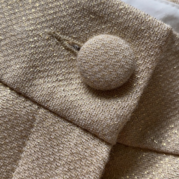 Express Gold Metallic Shorts - Picture 4 of 5